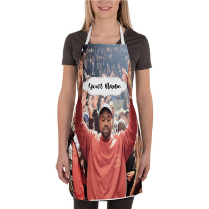 Pastele I Feel Like Pablo Kanye West Custom Personalized Name Kitchen Apron
