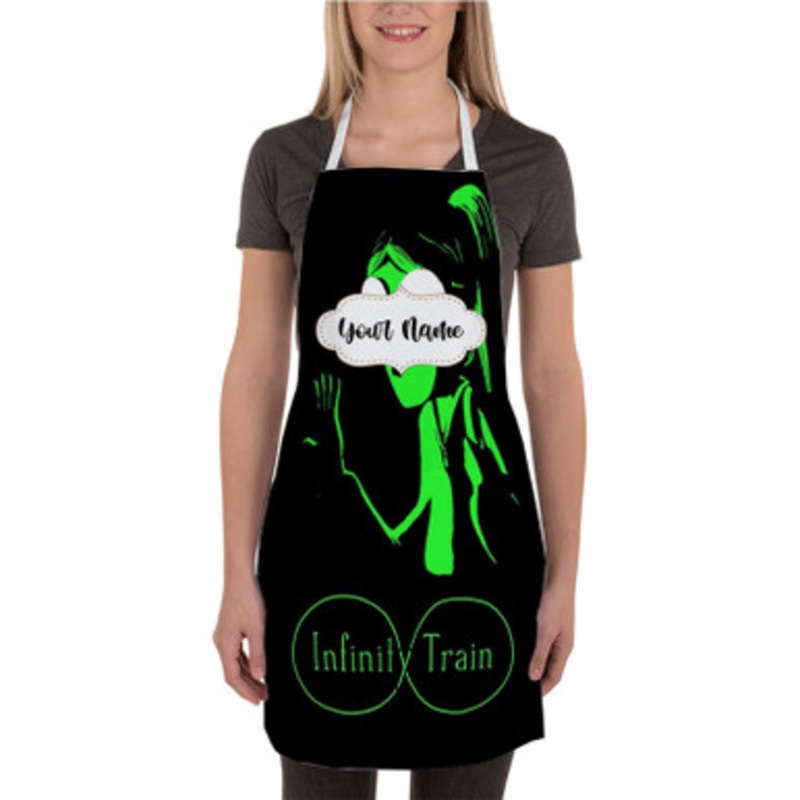 Pastele Infinity Train Cartoon Network Custom Personalized Name Kitchen Apron