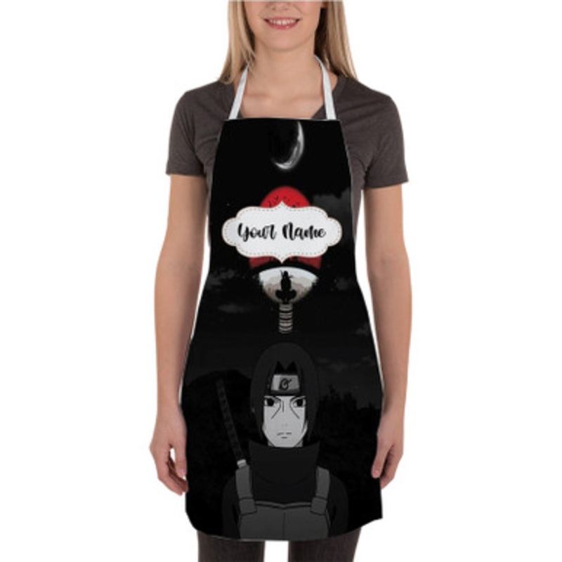 Pastele Itachi Uchiha Clan Custom Personalized Name Kitchen Apron