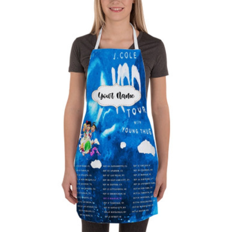 Pastele J COle KOD Tour Custom Personalized Name Kitchen Apron