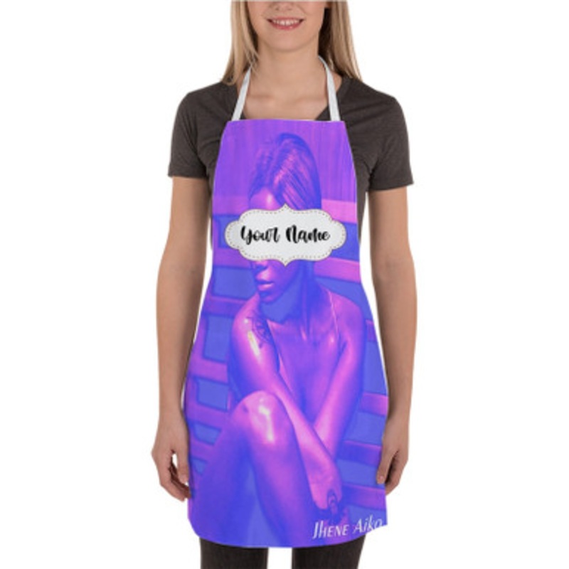 Pastele Jhene Aiko Custom Personalized Name Kitchen Apron