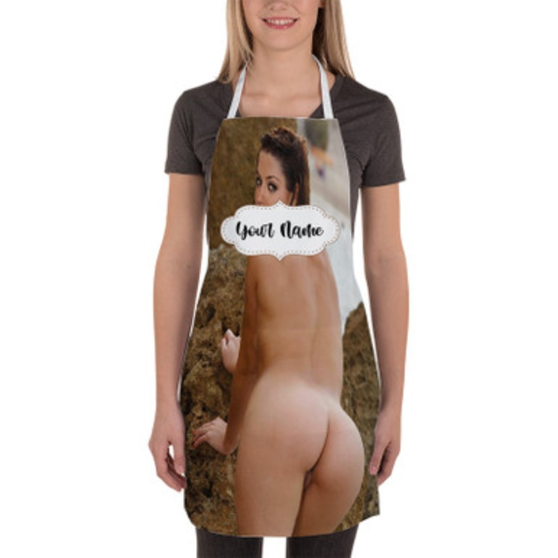 Pastele Mila Kunis Custom Personalized Name Kitchen Apron