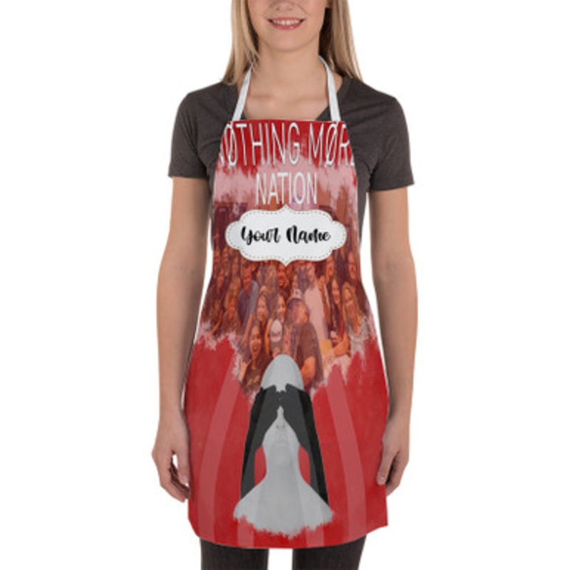 Pastele Nothing More Nation Custom Personalized Name Kitchen Apron