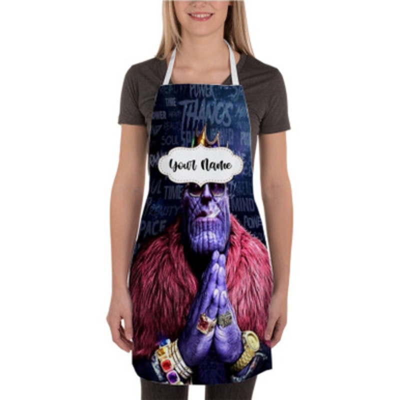 Pastele Notorious Thanos Infinity War Custom Personalized Name Kitchen Apron