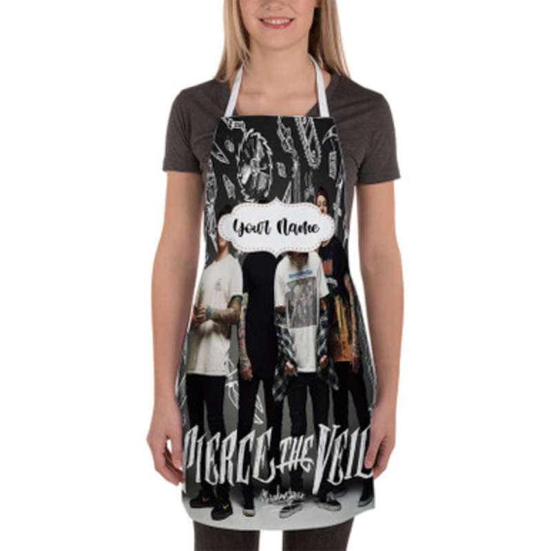 Pastele Pierce the Veil Custom Personalized Name Kitchen Apron