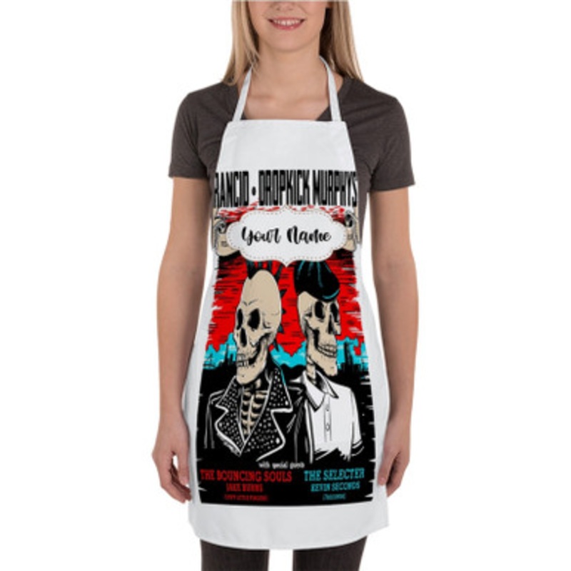 Pastele Rancid Dropkick Murphys New Custom Personalized Name Kitchen Apron