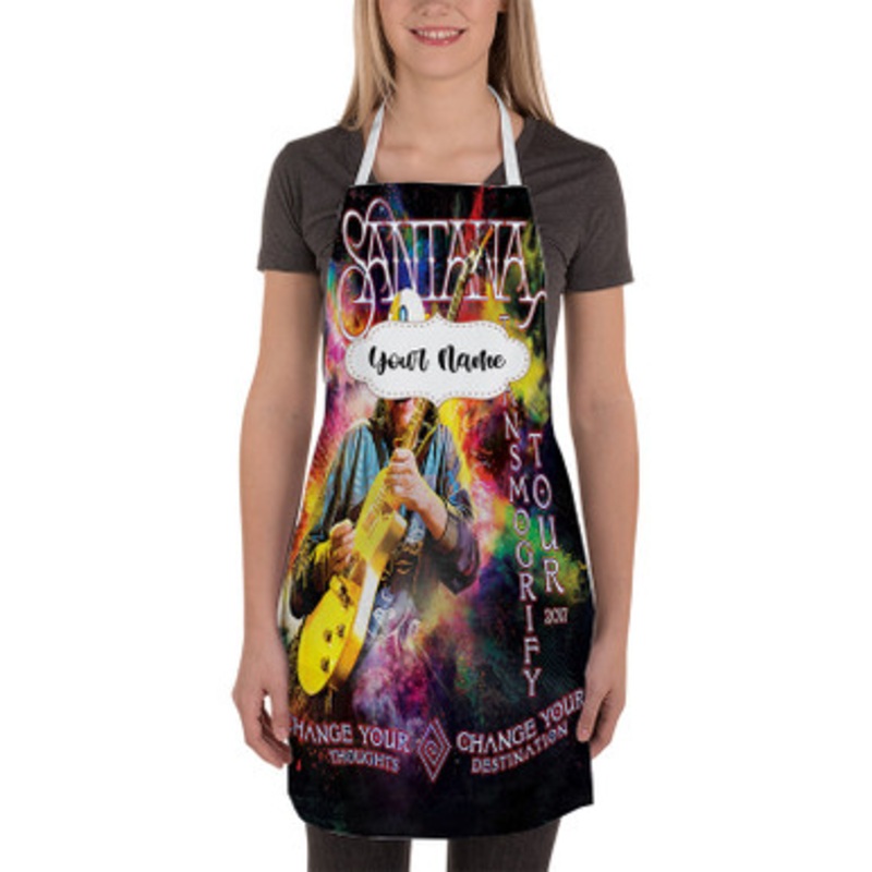 Pastele Santana Custom Personalized Name Kitchen Apron
