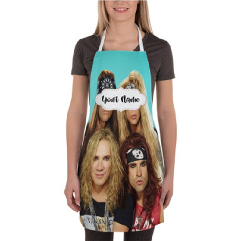 Pastele Steel Panther Music Custom Personalized Name Kitchen Apron
