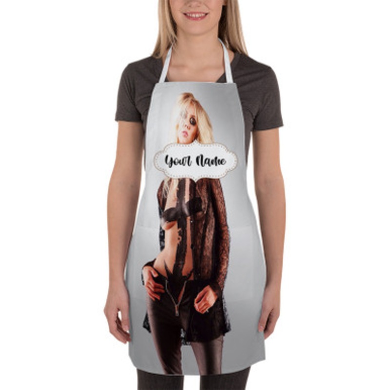 Pastele Taylor Momsen Custom Personalized Name Kitchen Apron