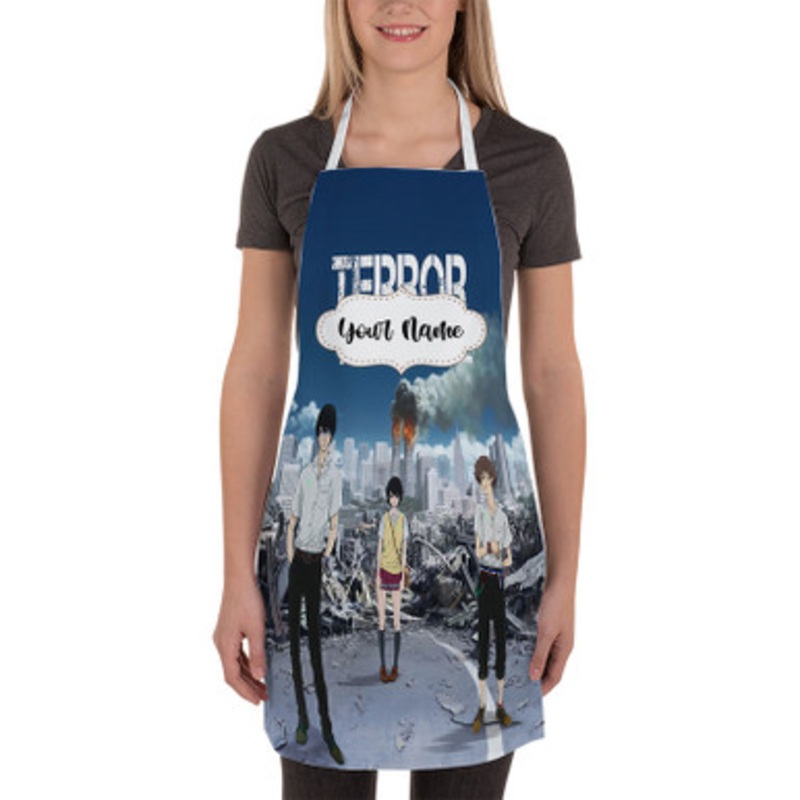 Pastele Terror in Resonance Custom Personalized Name Kitchen Apron
