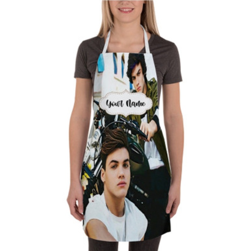 Pastele The Dolan Twins 2 Custom Personalized Name Kitchen Apron