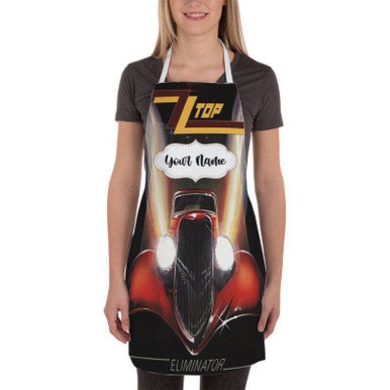 Pastele ZZ Top Eliminator Custom Personalized Name Kitchen Apron