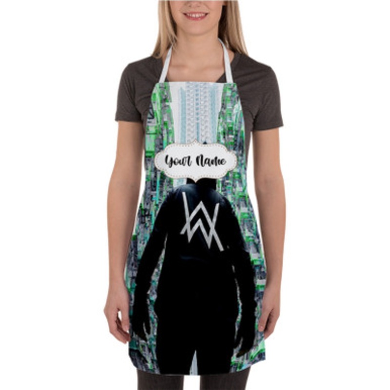 Pastele Alan Walker Alone Custom Personalized Name Kitchen Apron