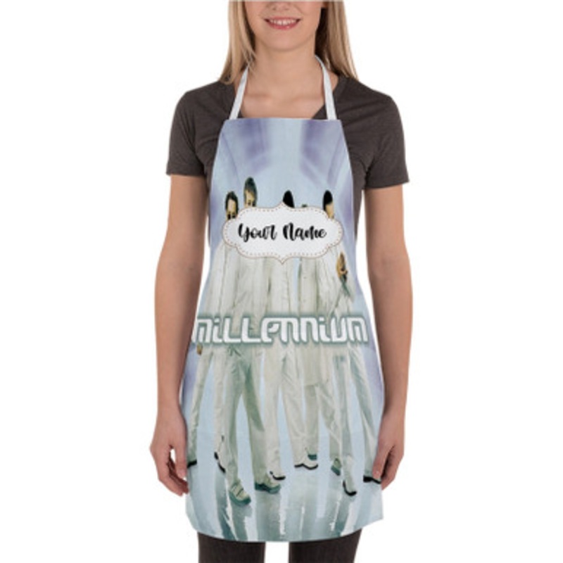Pastele Backstreet Boys Millennium Custom Personalized Name Kitchen Apron