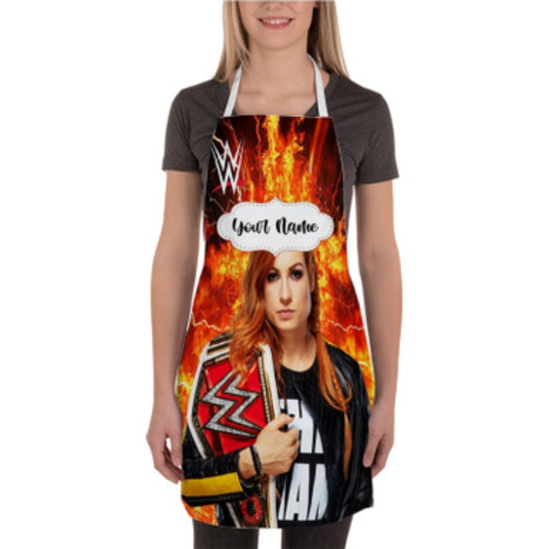Pastele Becky Lynch WWE Custom Personalized Name Kitchen Apron