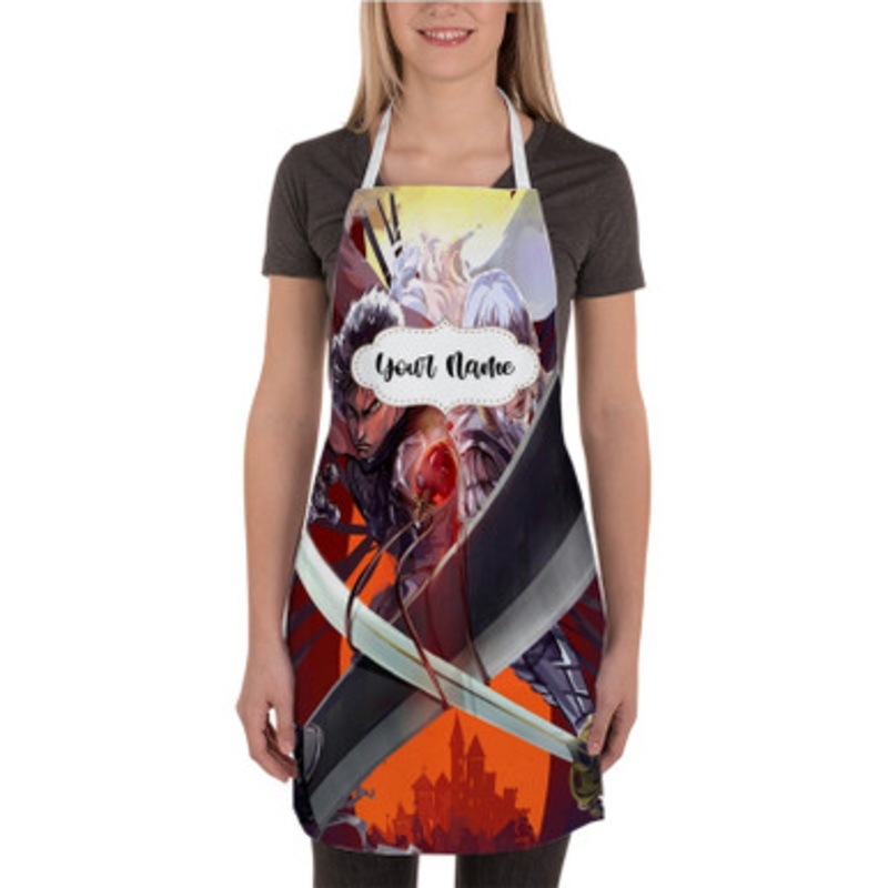 Pastele Berserk New Custom Personalized Name Kitchen Apron