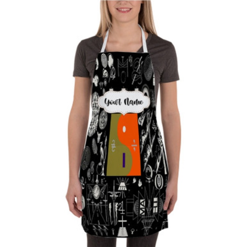 Pastele Bon Iver 22 A Million Custom Personalized Name Kitchen Apron