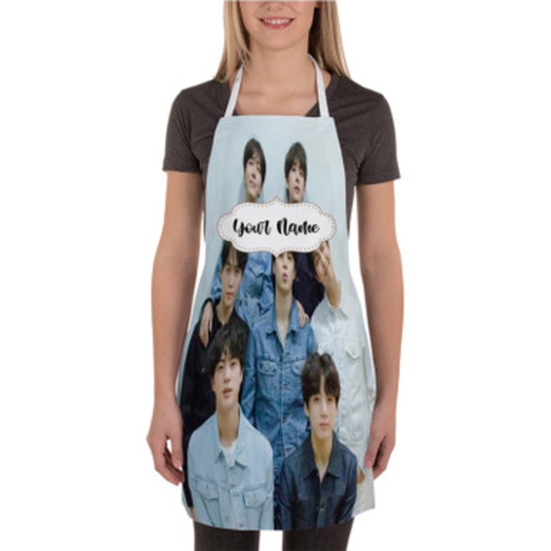 Pastele BTS Custom Personalized Name Kitchen Apron