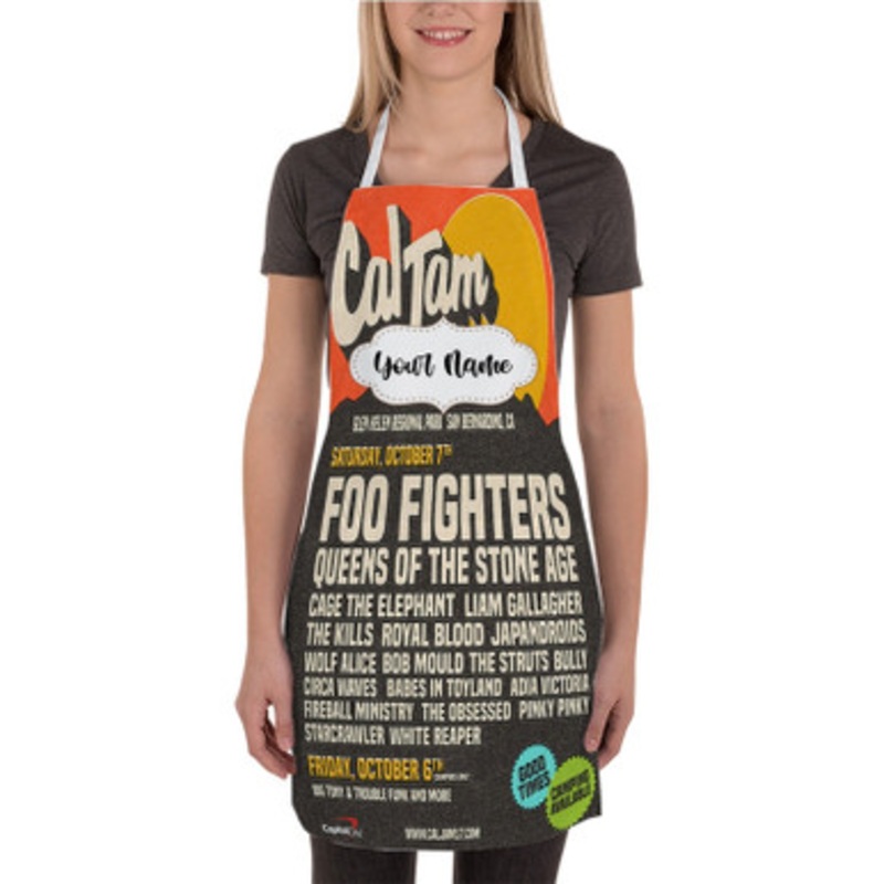 Pastele Cal Jam 17 New Custom Personalized Name Kitchen Apron