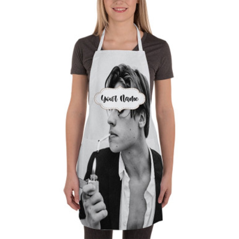 Pastele Cole Sprouse Arts Custom Personalized Name Kitchen Apron