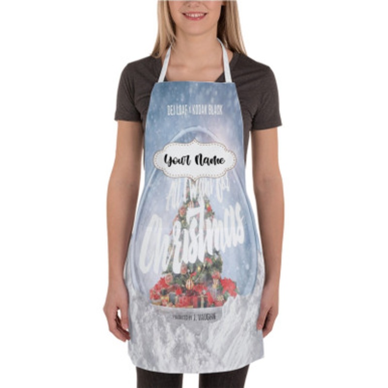 Pastele Dej Loaf feat Kodak Black All I Want for Christmas Custom Personalized Name Kitchen Apron