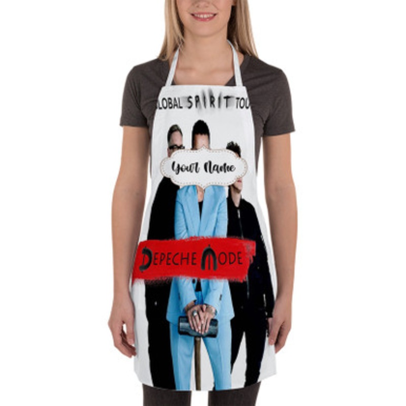 Pastele Depeche Mode Custom Personalized Name Kitchen Apron