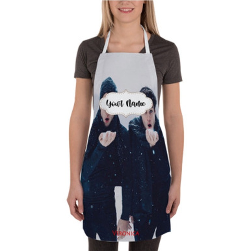 Pastele Dolan Twins New Custom Personalized Name Kitchen Apron