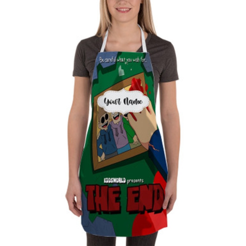 Pastele Eddsworld The End Custom Personalized Name Kitchen Apron