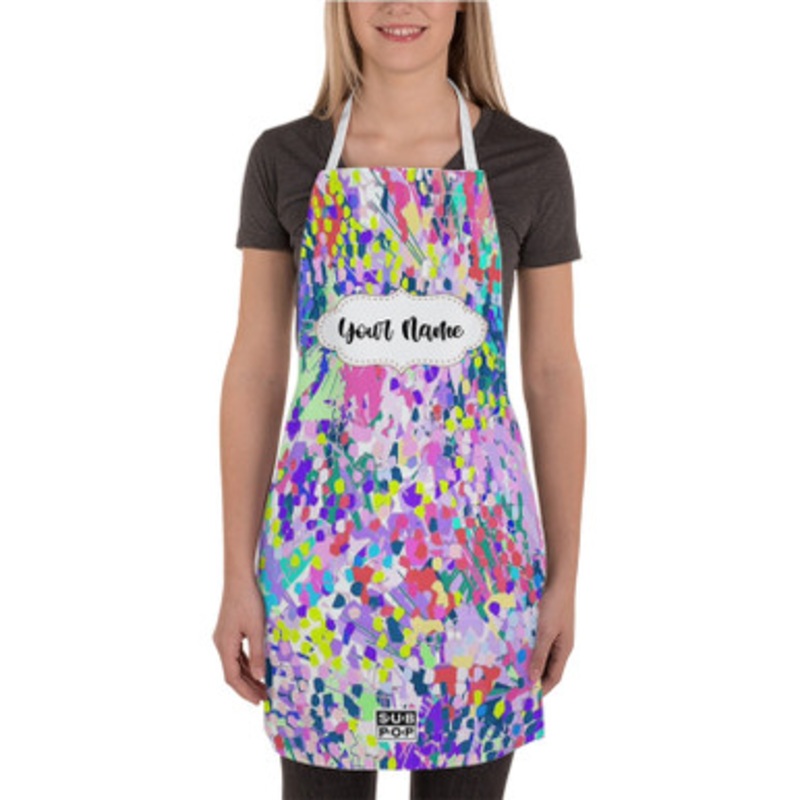 Pastele Father John Misty Real Love Baby Custom Personalized Name Kitchen Apron