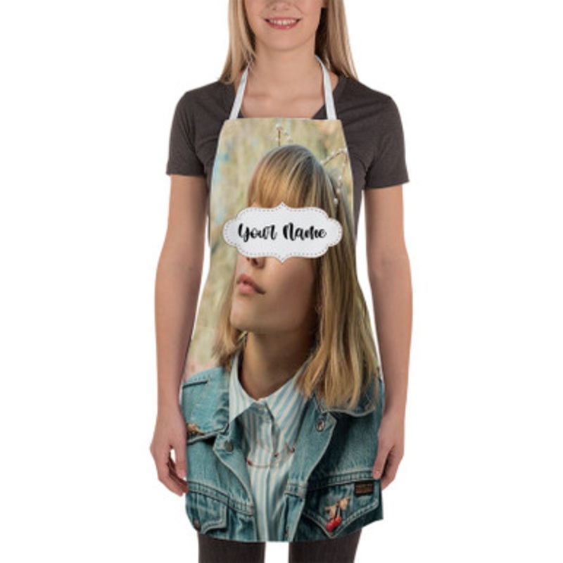 Pastele Grace Vander Waal Art Custom Personalized Name Kitchen Apron