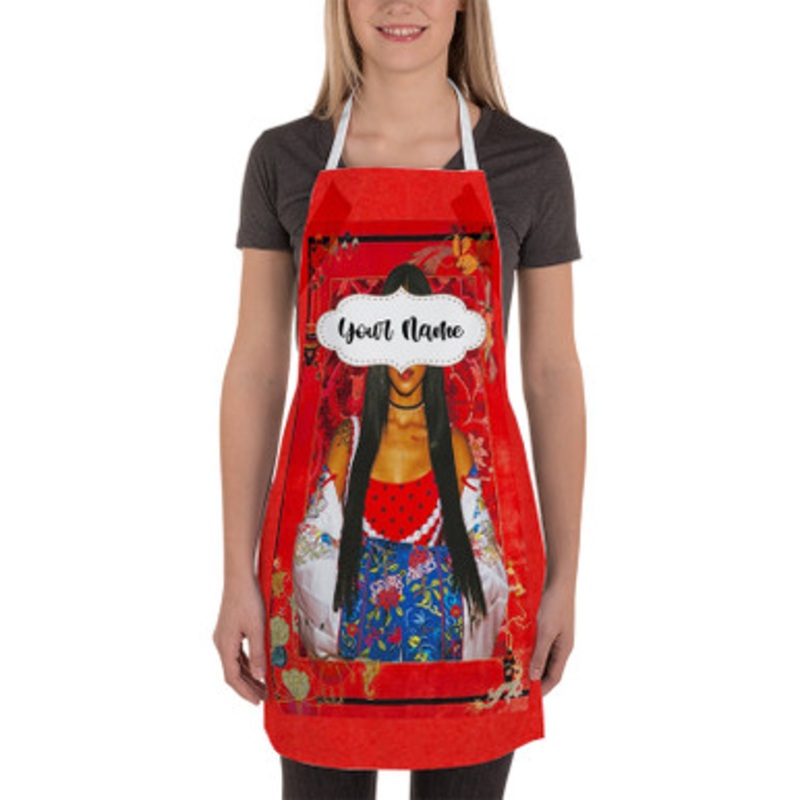 Pastele Jhene Aiko Trip Custom Personalized Name Kitchen Apron