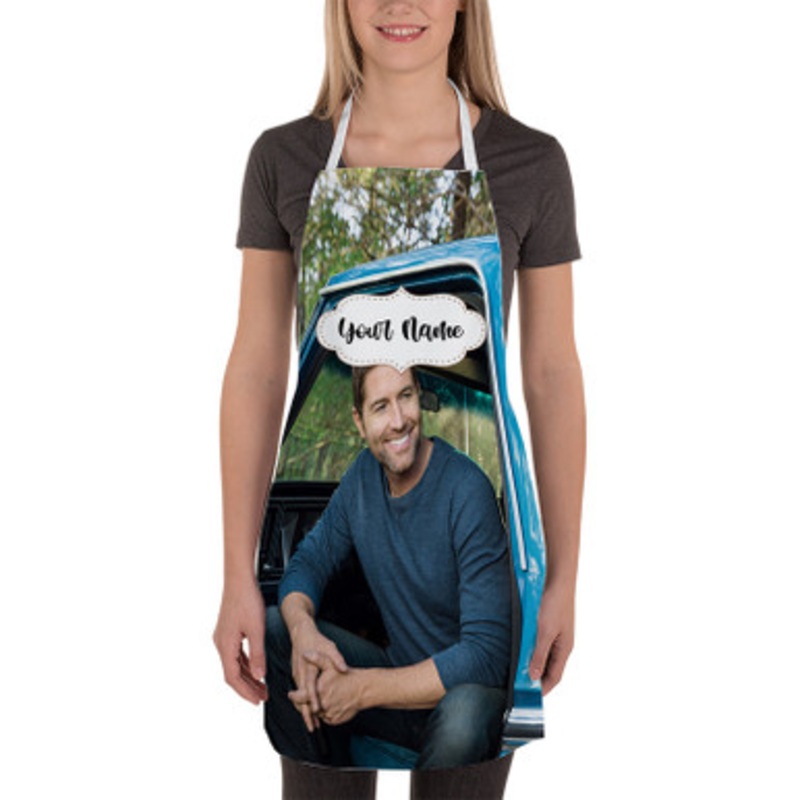 Pastele Josh Turner Custom Personalized Name Kitchen Apron