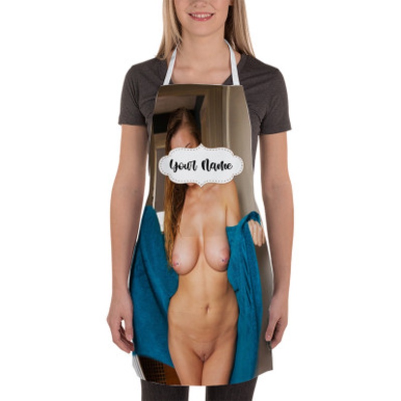 Pastele Kendra Sunderland Art Custom Personalized Name Kitchen Apron