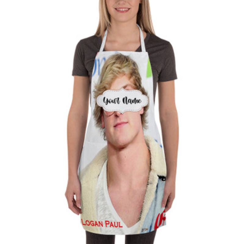 Pastele Logan Paul Custom Personalized Name Kitchen Apron