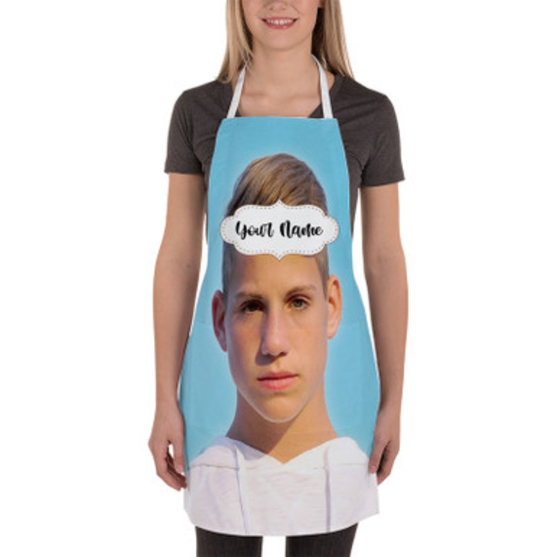 Pastele Matty BRaps Custom Personalized Name Kitchen Apron