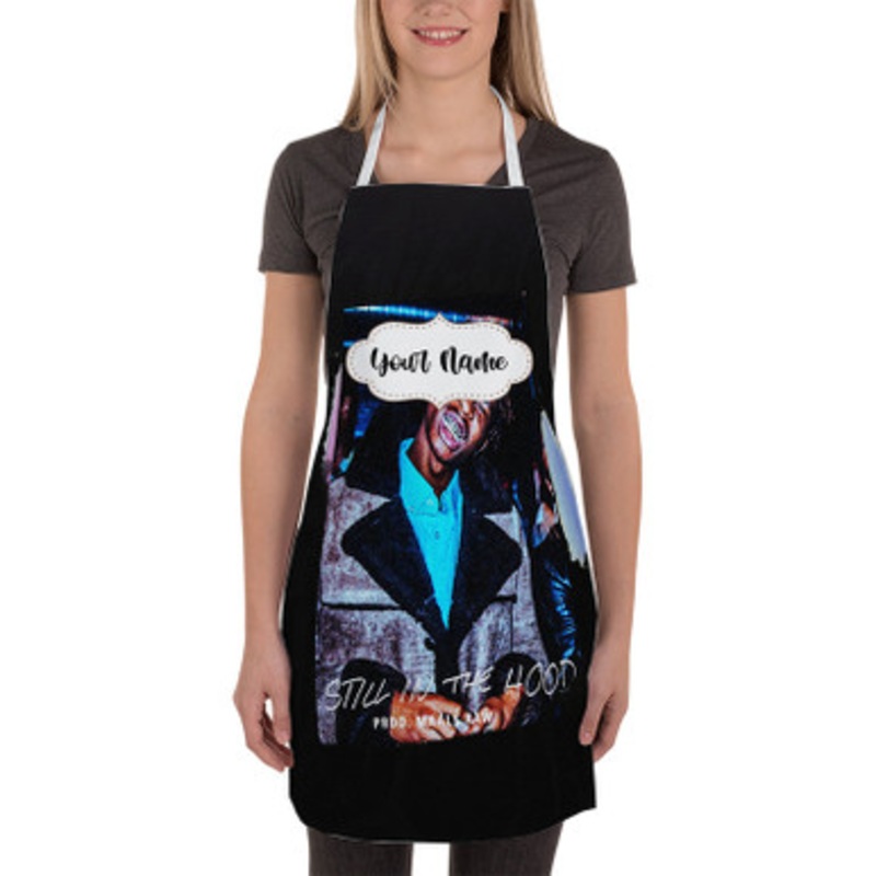 Pastele Mir Fontane Still In The Hood Custom Personalized Name Kitchen Apron