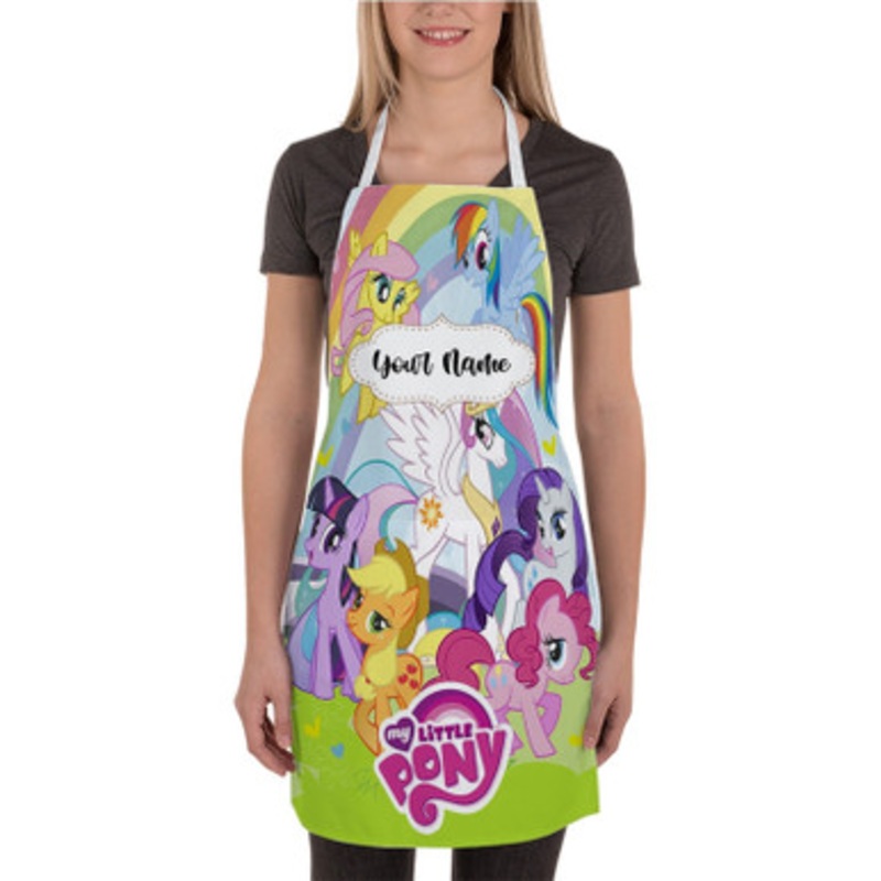 Pastele My Little Pony Custom Personalized Name Kitchen Apron