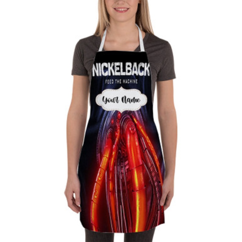 Pastele Nickelback Feed The Machine Tour Custom Personalized Name Kitchen Apron