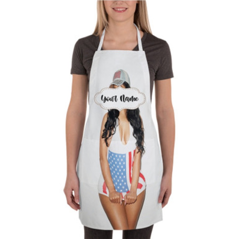 Pastele Nicki Minaj New Custom Personalized Name Kitchen Apron