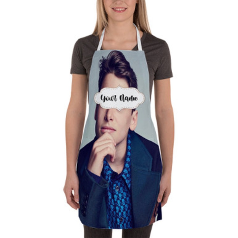 Pastele Noah Schnapp Custom Personalized Name Kitchen Apron