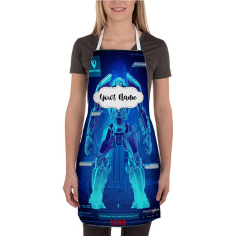 Pastele Pacific Rim Uprising Bracer Phoenix Custom Personalized Name Kitchen Apron