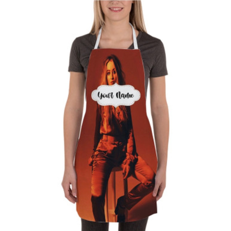 Pastele Sabrina Carpenter Custom Personalized Name Kitchen Apron