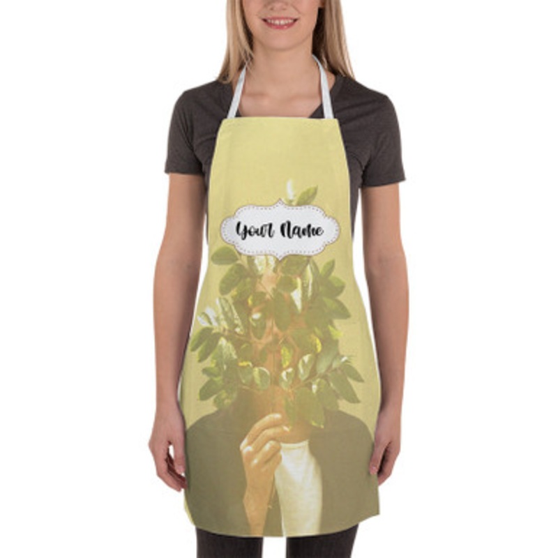 Pastele Skyline FKJ Custom Personalized Name Kitchen Apron