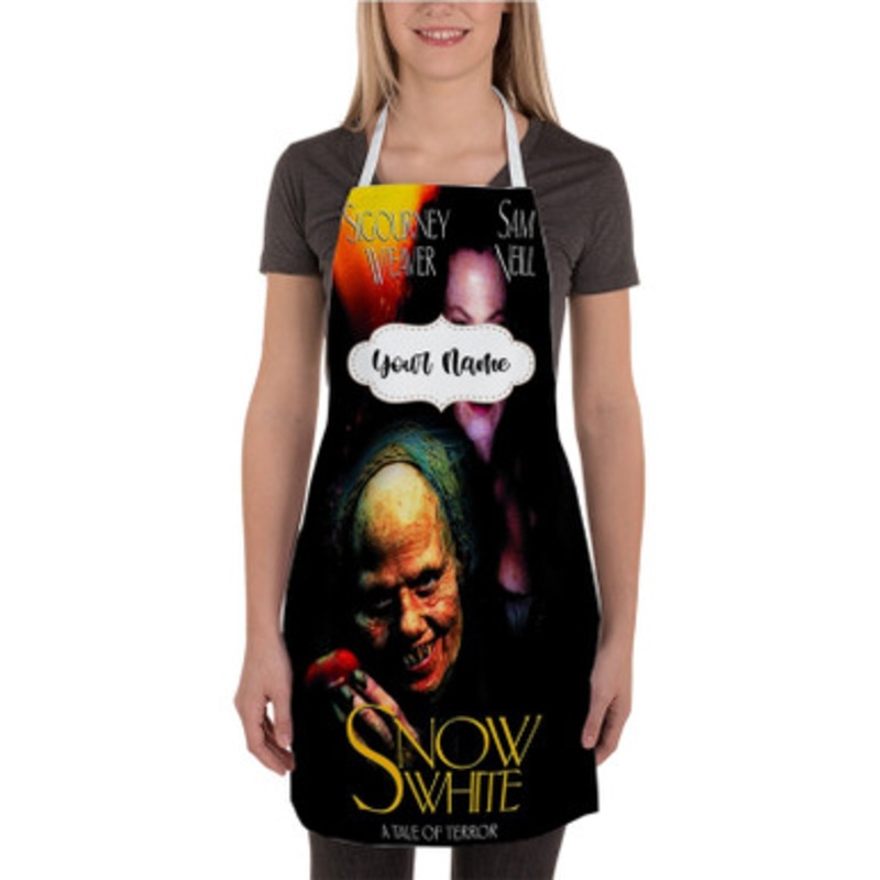 Pastele Snow White A Tale of Terror Custom Personalized Name Kitchen Apron