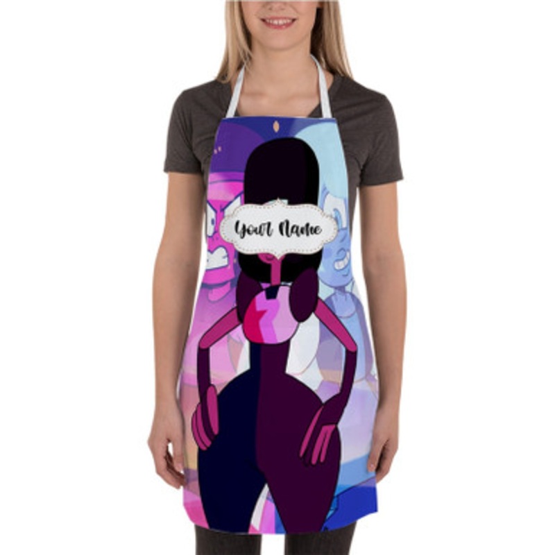 Pastele Steven Universe Garnet Custom Personalized Name Kitchen Apron