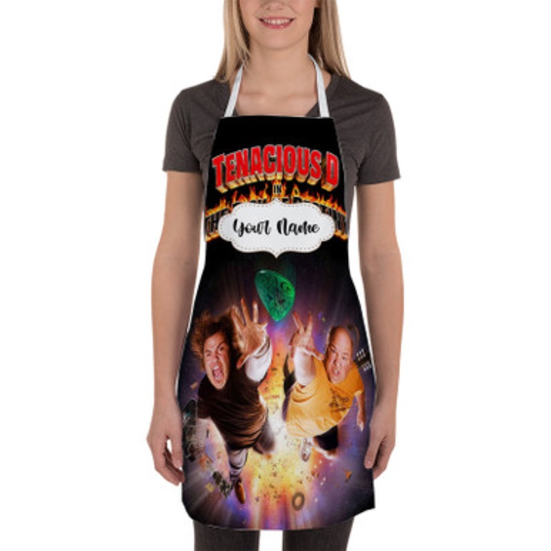 Pastele Tenacious D Custom Personalized Name Kitchen Apron