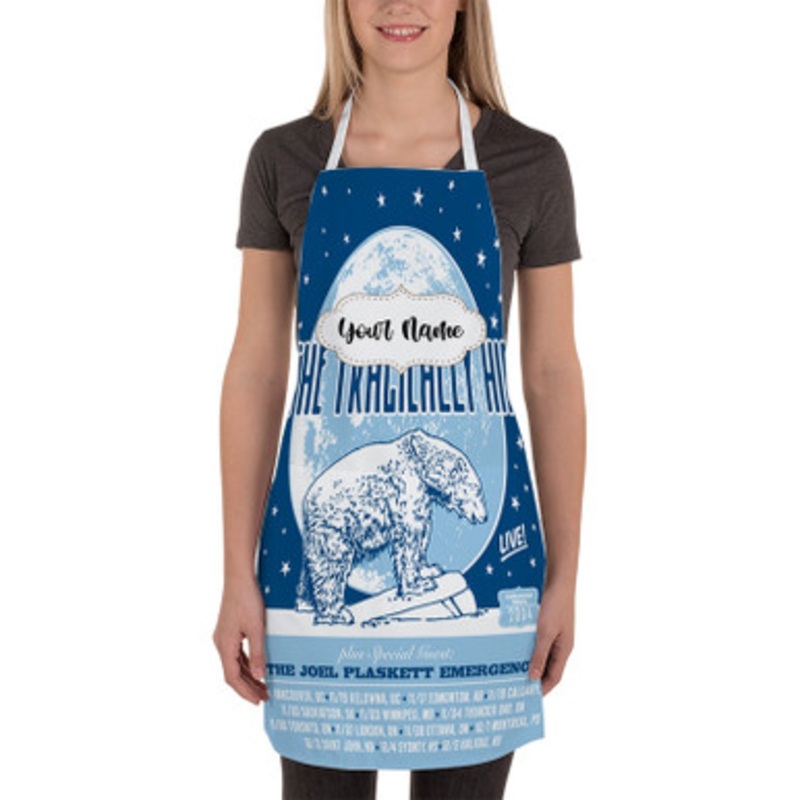Pastele The Tragically Hip Custom Personalized Name Kitchen Apron