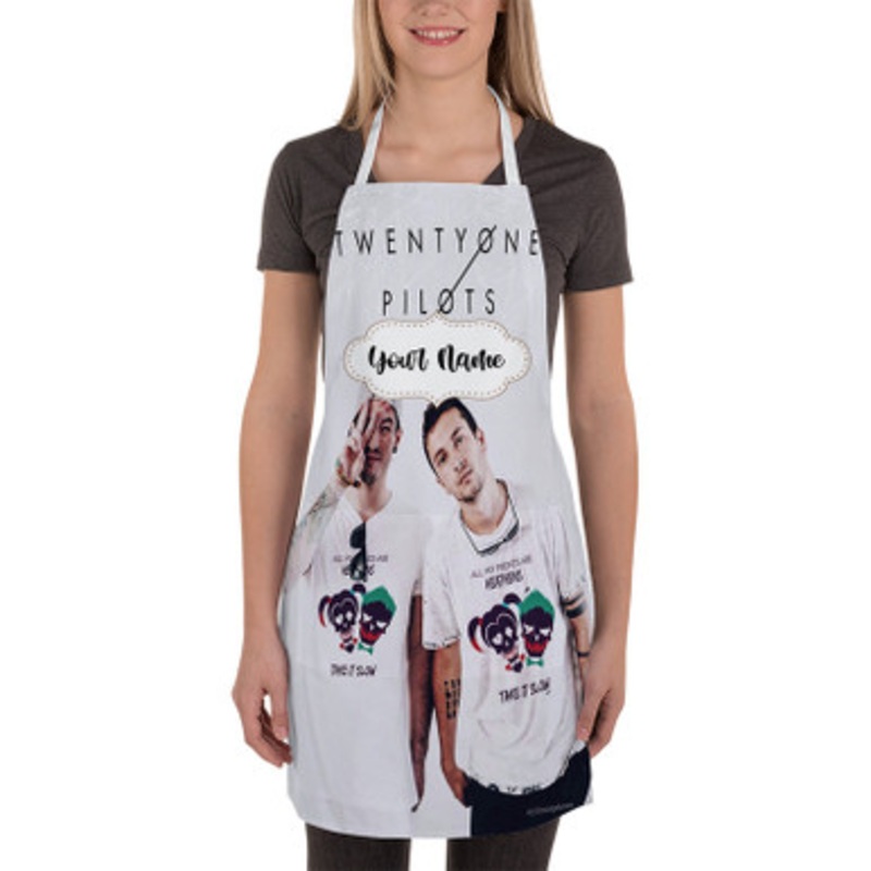 Pastele Twenty One Pilots Custom Personalized Name Kitchen Apron