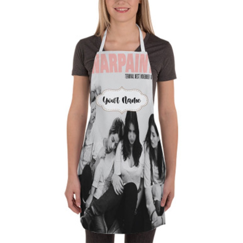 Pastele Warpaint Custom Personalized Name Kitchen Apron