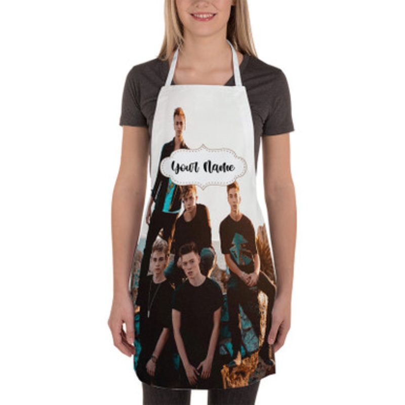 Pastele Why Don t We Art Custom Personalized Name Kitchen Apron